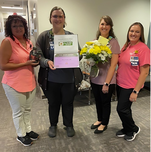 Shea with members of the Ambulatory Recognition Committee