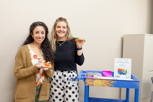 Healing Arts Cart at Carilion Center for Grief and Healing