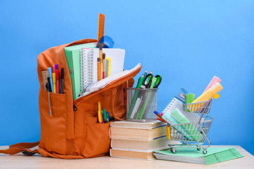 backpack of supplies
