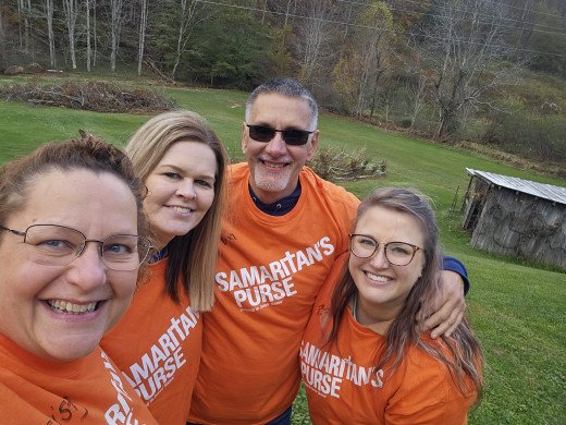 CNRV Medical Care Unit volunteered Oct 16th with Samaritan's Purse in Western North Carolina to assist in Hurricane Helene cleanup.