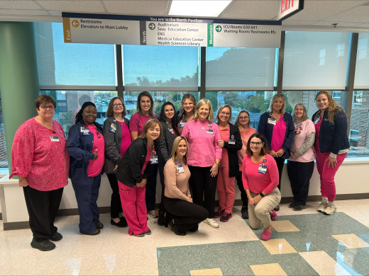 CVI Team wears pink
