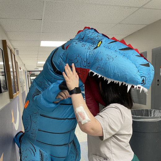 The PACU Dinosaur & Ashley Wagner CA 
