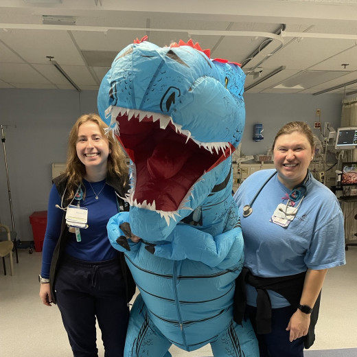 Elizabeth Warner RN, PACU Dinosaur, & Jamie Sievers 