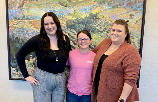 Left to right (Cierra, RN CTL Peds, Briana, RN CTL Peds, Sarah, RN, CTL PICU)