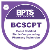 Board Certified Sterile Compounding Pharmacy Technician Badge
