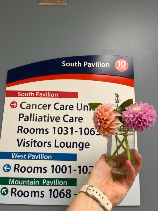Home-grown flowers distributed to Palliative Care & Cancer Care