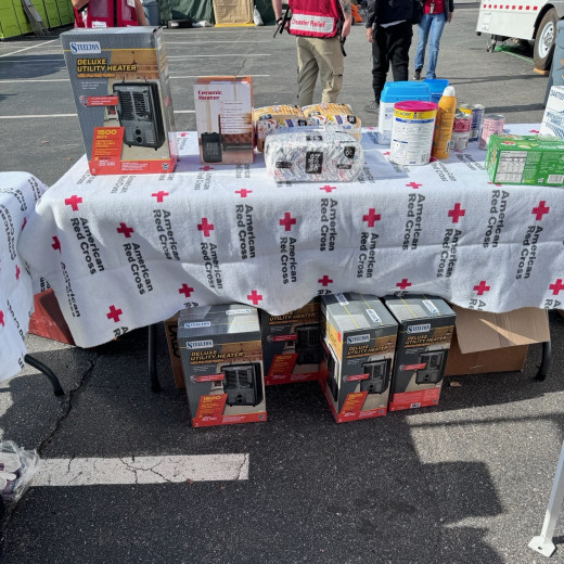 Supplies for surrounding Asheville residents due to the devastation of Hurricane Helen 