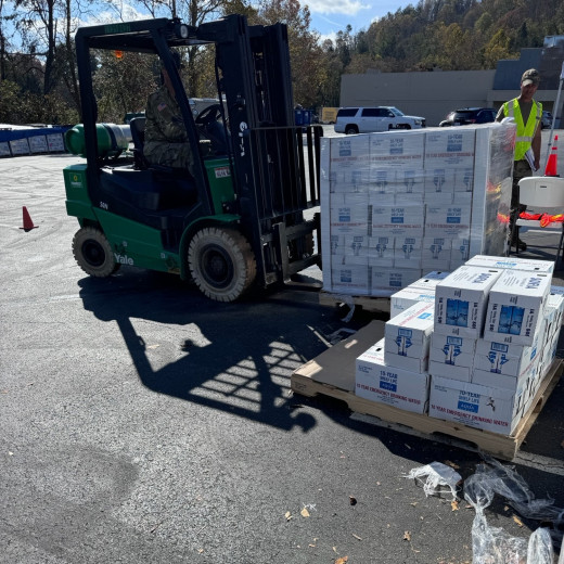 Supplies for surrounding Asheville residents due to the devastation of Hurricane Helen