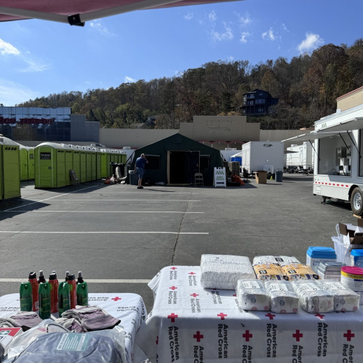 Supplies for surrounding Asheville residents due to the devastation of Hurricane Helen