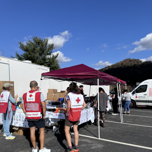 Mel Witten & other volunteers in Asheville 