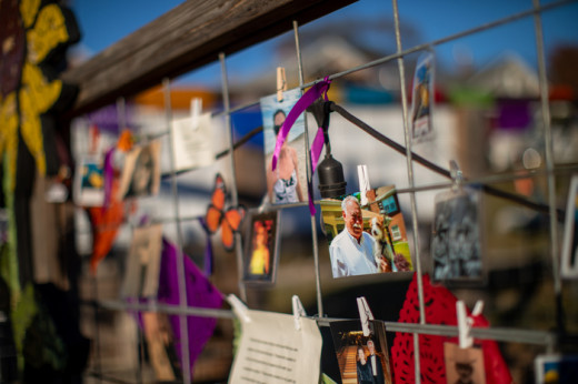 Community memory wall to honor lost loved ones