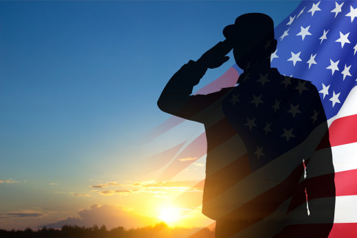 veteran sunset salute pic