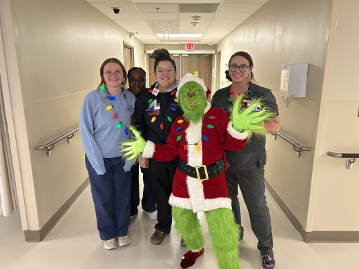 Grinch visits CVI visits CVI PAPA