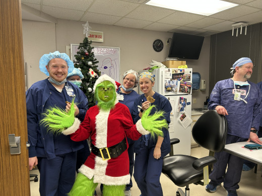 Grinch visits CVI  EP lab