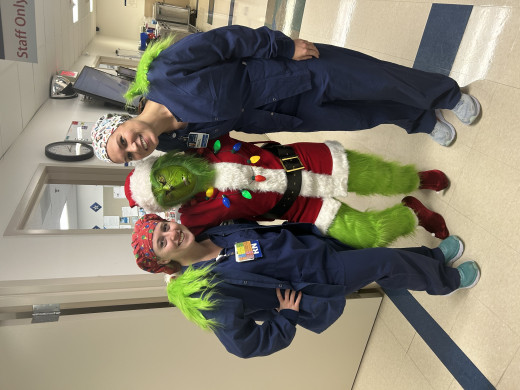 Grinch visits CVI Hybrid OR