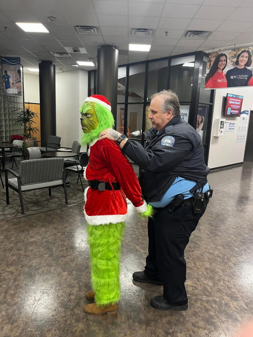 Grinch Apprehended at CRCH