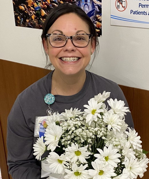 Brook Brown RN, CTL receives DAISY Award Honoree by providing extraordinary, compassionate care! 