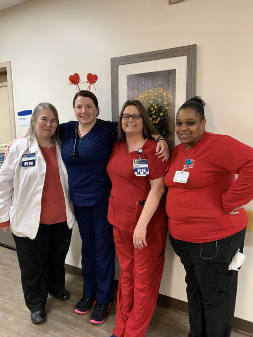 CTCH Medical Surgical Unit sporting Red today