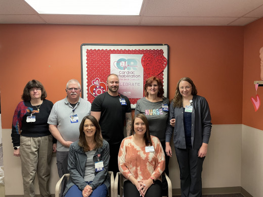 The health care team at Cardiac Rehab