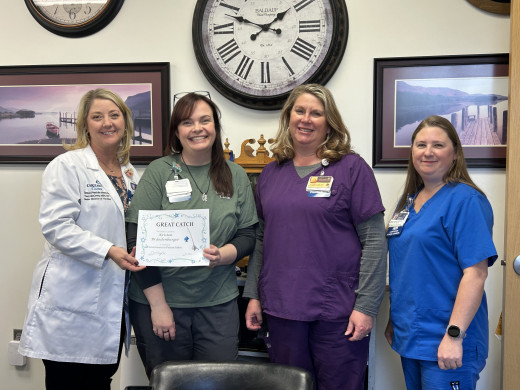 L-R Tracy McCown, Kristen Brandenberger, Lori McClure, Amanda Robertson