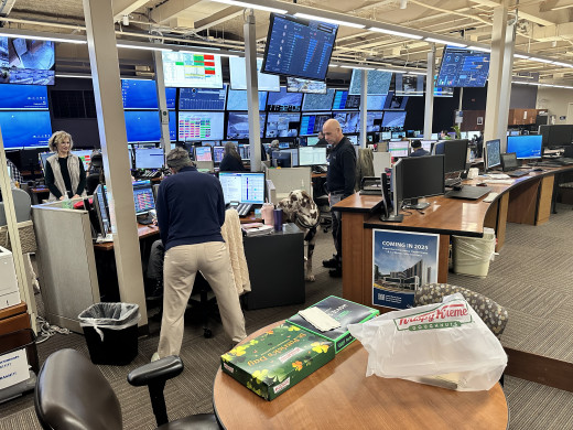 Trooper cross training in the operations center