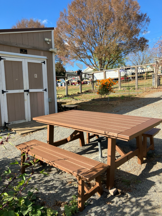 Rich and Chris Maxwell's donated benches
