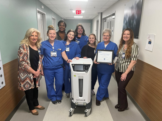 Gold - Sustainability Hero Department Award Winner: CRCH Endoscopy (Also included in the project but not photographed is CRMH Endoscopy)