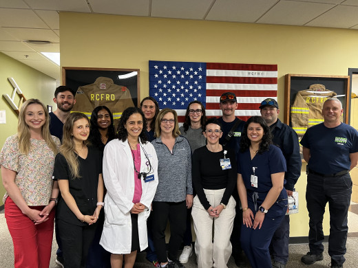 Dermatology Skin Screening Event with Rke County Firefighters