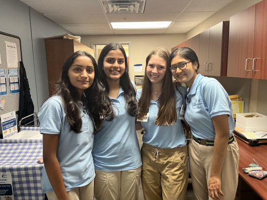 Himangi Tiwari (2nd from left) Patrick Henry HS/Roanoke Valley Governor's School -- Virginia Tech