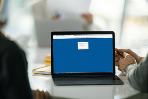 screenshot of proofpoint isolation browser login page