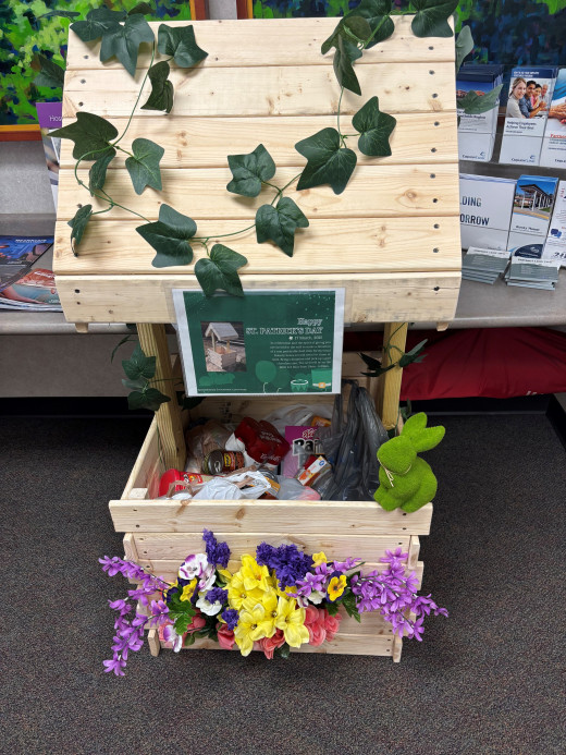 wishing well of donations