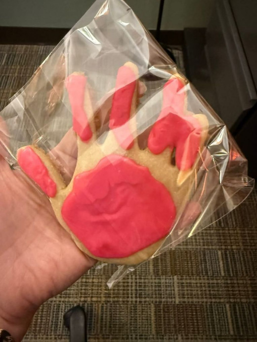 Handprint cookies