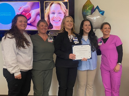 Carilion Value Compassion Award at CNRV- Heather Shepherd