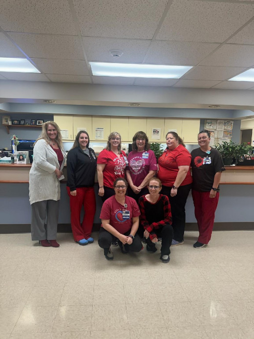 Showing our Red for Compassion!