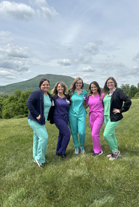 CGCH Medical Office Building Nursing Team showing their support for Nurse's week and Spirit week.