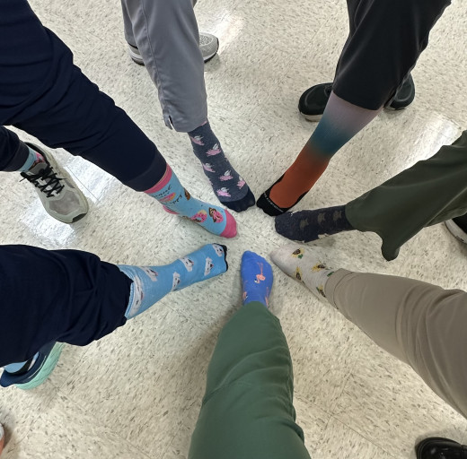 Wild socks for our team!