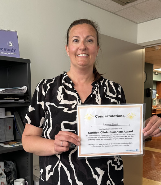 Ranessa Gibson, DPT- Sunshine Award Nominee