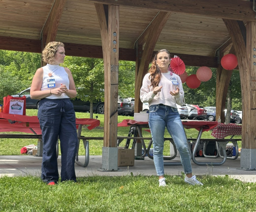 Clinical Educators Christine Ugron and Nicole Hosey