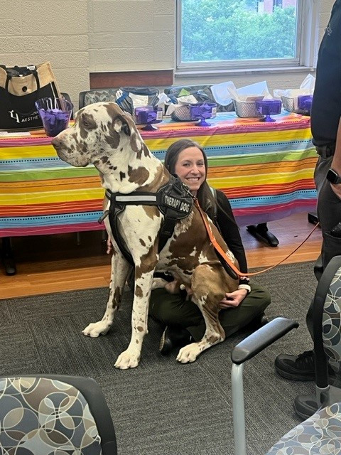 Trooper visits our nurses