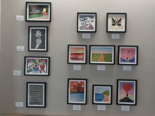 more artwork representing hope and resilience created by youth