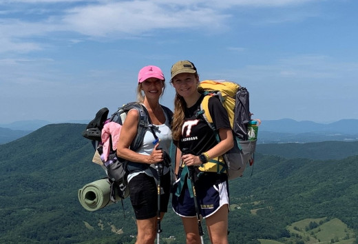 Lisa Cone McAfee's Knob hike