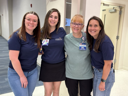 NICU Staff Celebrating a Successful Event