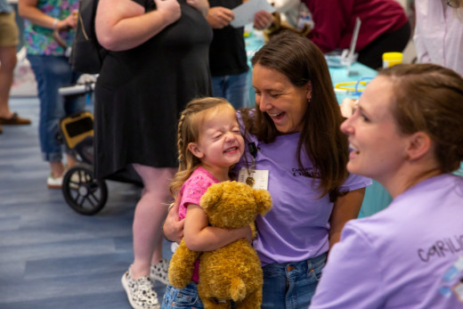 Smiling kids at teddy bear clinic