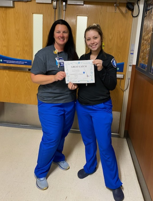 L-R: Stephanie Hodges, CFMH ED Director and Anna Decker, RN, CFMH ED