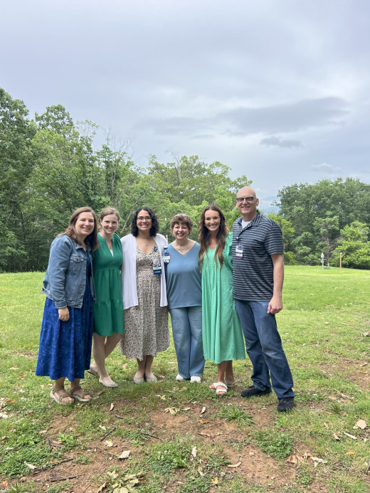 The best team! Pictured: Courtney Murphy (RN), Sarah Kress (CLS), Violet Borowicz (MD), Sharon Parker (RN), Macy Ware (CMN), Keith Little (Chaplain). Not Pictured: Patrick Randolph, Lisa Linger