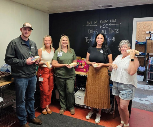 Some of our OAC members are pictured at TLOT where they helped provide and serve lunch