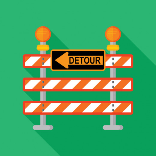 Detour Sign
