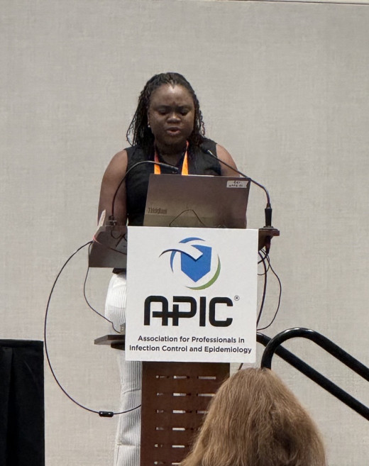 Maimuna Jatta presents at the 2025 APIC National Conference
