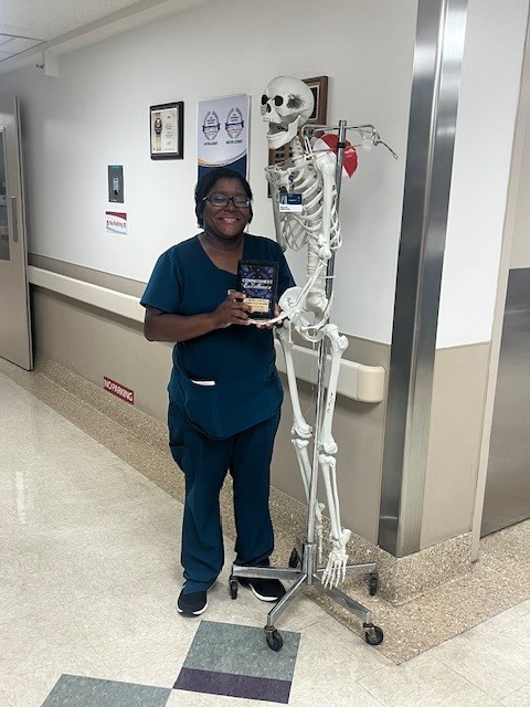 Nursing Care Team Support Member of the Year, JP!