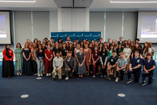 Intern Summer Closing Ceremony Group Photo